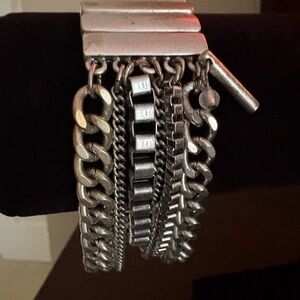 Chunky Silver Chain Bracelet